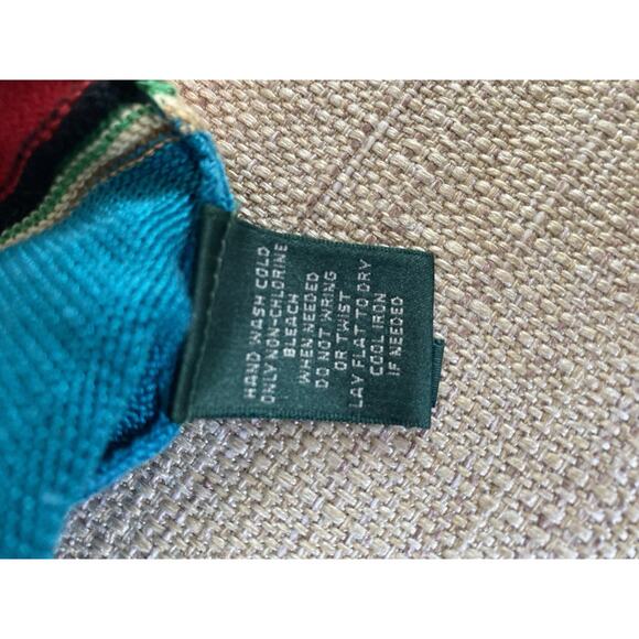 Ralph Lauren Multicolor Striped Tank Top Shirt Cotton Linen Blend M - Picture 4 of 6